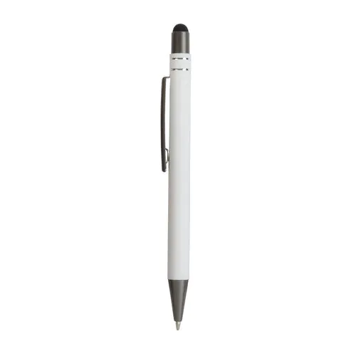 Snap pen with rubberised grip with trim rings with touch screen