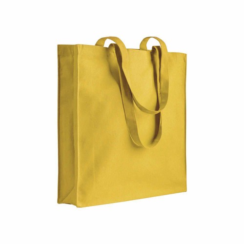 180 g/m2 cotton bag with long handles and gusset