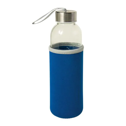Gourde en verre avec bouchon en acier, 500 ml Gourde en verre avec bouchon en acier, 500 ml