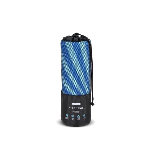 Serviette de plage R-PET à séchage rapide 100 × 180 cm, sublimation