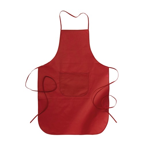 Grembiule lungo in TNT (80g/m2), con tasca frontale 60x90 cm Grembiule lungo in TNT (80g/m2), con tasca frontale 60x90 cm