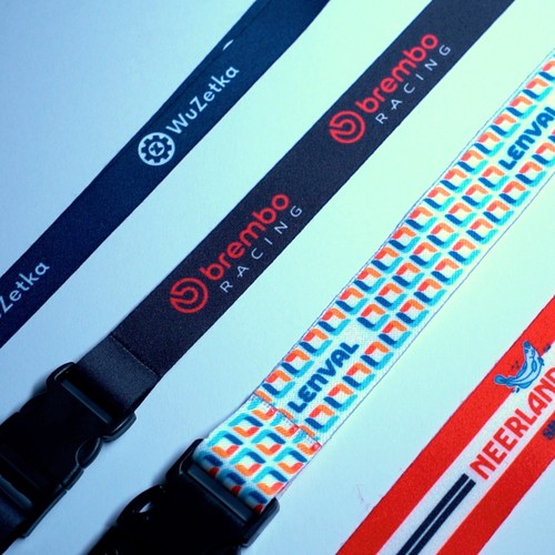 Sublimation lanyard with hook and buckle and safety clip (10mm-25mm)