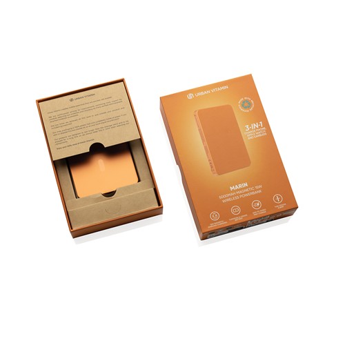 Urban Vitamin Marin 5000mAh magnetic 15W wireless powerbank Urban Vitamin Marin 5000mAh magnetic 15W wireless powerbank