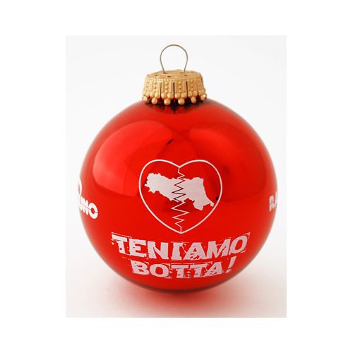 Christmas baubles with logoprint - 7cm - 1c