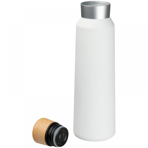 Bouteille thermos dune capacité de 500 ml avec bouchon en bois Bouteille thermos dune capacité de 500 ml avec bouchon en bois