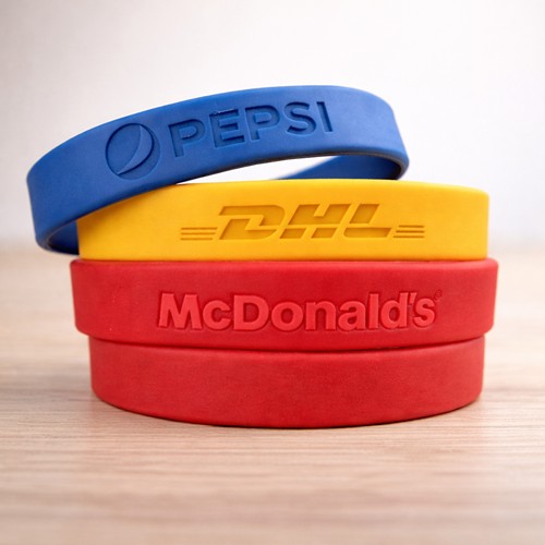 Debossed Silicone Wristband – EU Manufacturer – Private Label & OEM