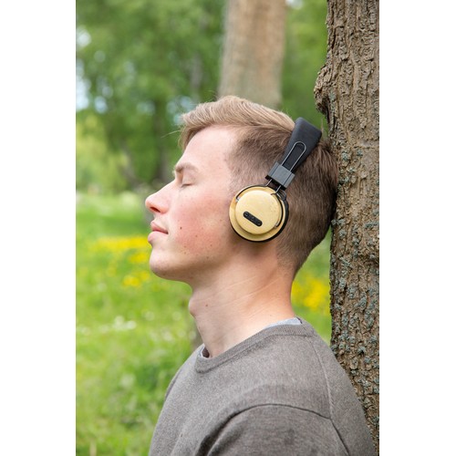 Auriculares inalámbricos bambú