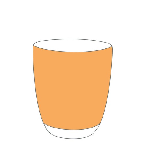 BoneChina cup form 321 + 4C HL- plein décor BoneChina cup form 321 + 4C HL- plein décor