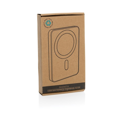 Magnetix RCS recycled plastic 5000 mah magnetic powerbank Magnetix RCS recycled plastic 5000 mah magnetic powerbank