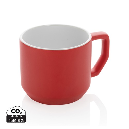 Taza de cerámica moderna 350ml Taza de cerámica moderna 350ml