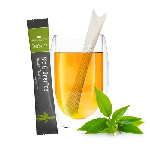 Organic TeaStick - Green Tea Ginger-Lemon Organic TeaStick - Green Tea Ginger-Lemon