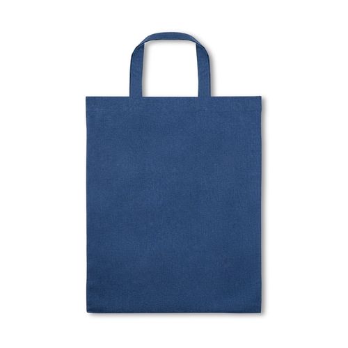 SIENA. Foldable bag in cotton (50%), recycled cotton (30%) and polyester (20% rPET) (140 g/m²)