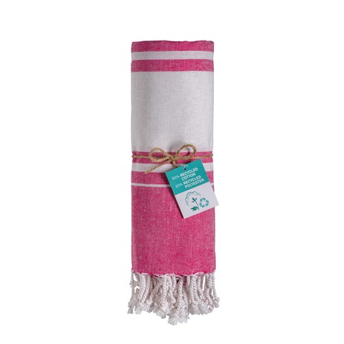 Beach towel /pareo in recycled cotton 180 gr/m2