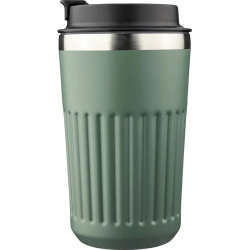 Recycled stainless steel travel mug (400 ml) Chiara