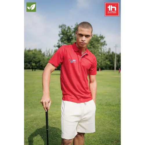 THC DYNAMIC. Męska techniczna koszulka polo