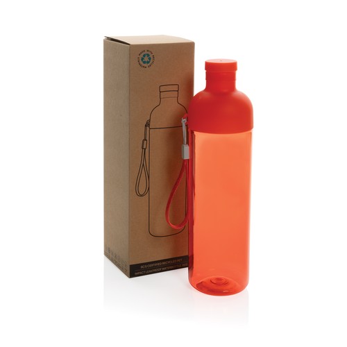 Impact RCS recycled PET leakproof water bottle 600ml Impact RCS recycled PET leakproof water bottle 600ml