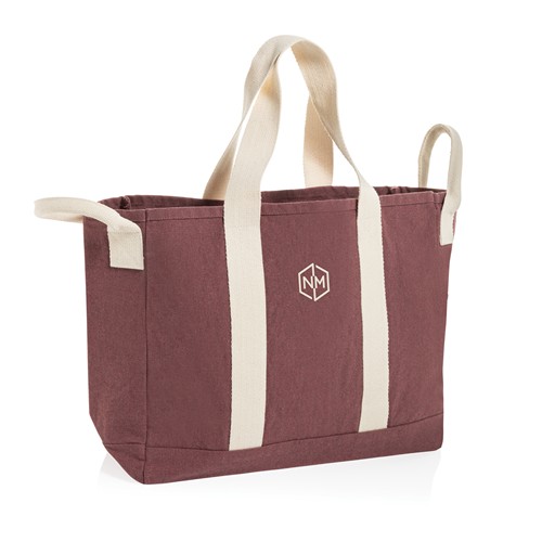 BEAU AWARE™ Beach bag 400gsm recycled canvas, with side hand BEAU AWARE™ Beach bag 400gsm recycled canvas, with side hand