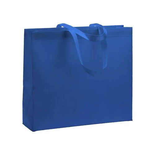 80 g/ m2 R-pet heat-sealed shopping bag with gusset