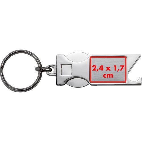 Sleutelhanger met muntje Sleutelhanger met muntje