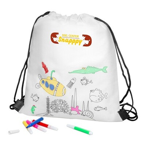 Sac à cordon pour colorier, feutres | Franklin