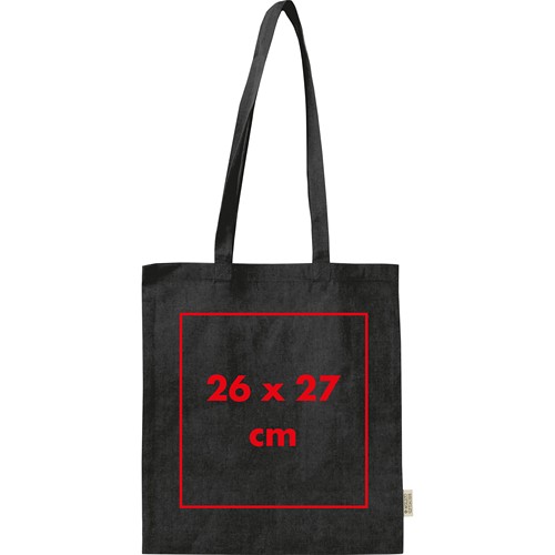 Sac en coton à longues anses en coton recyclé et RPET