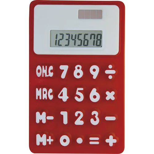 8 DIGIT RUBBER AND PLASTIC CALCULATOR 8 DIGIT RUBBER AND PLASTIC CALCULATOR