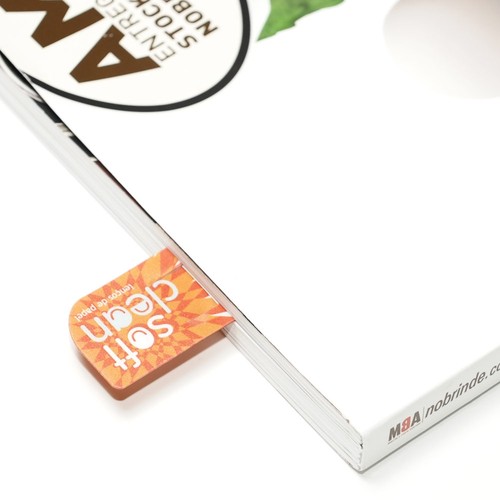 MARCADOR DE LIBROS CON CLIP DE 2 CARAS PERSONALIZABLE