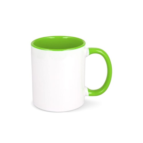 Mug subli Oslo colored inside & handle 300ml Mug subli Oslo colored inside & handle 300ml