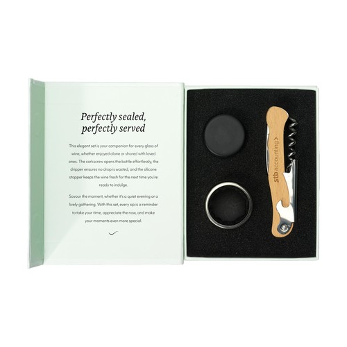 cofanetto accessori per vino