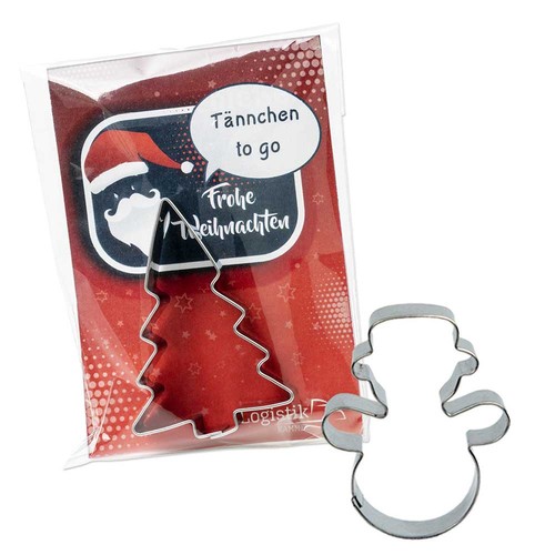 Baking-shape in bag - winter - snowman Baking-shape in bag - winter - snowman