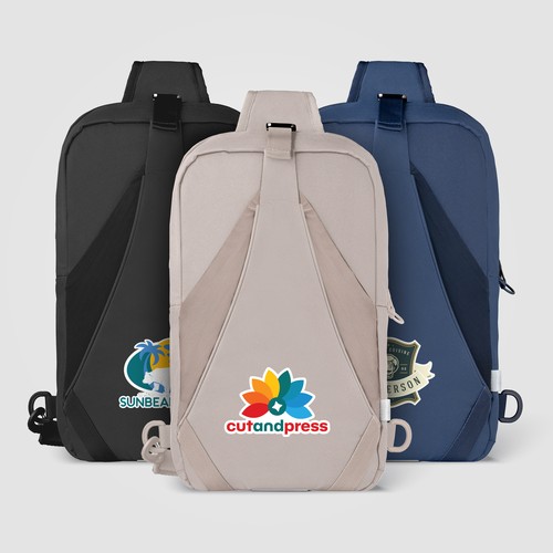 Borsa a tracolla Coastal Threads™ Repreve® con doppio manico - 9 L