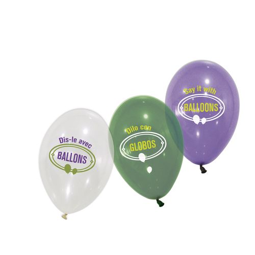ballon latex cristal ballon latex cristal