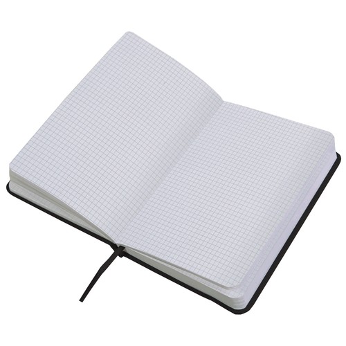 PU notebook with coloured elastic, squared sheets (80 pages), satin bookmark PU notebook with coloured elastic, squared sheets (80 pages), satin bookmark