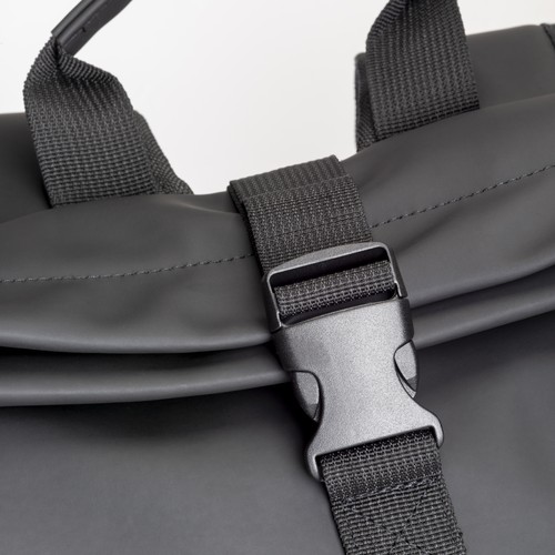 Water-resistant soft PU laptop backpack (15")