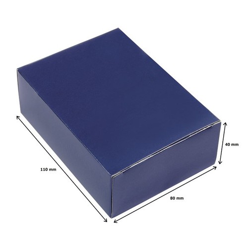 PORTE-CIGARETTES PU BLEU