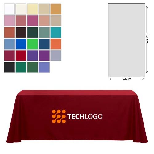 Premium Fabric Tablecloth - 229x320cm (6ft Table - Full Drop) Premium Fabric Tablecloth - 229x320cm (6ft Table - Full Drop)