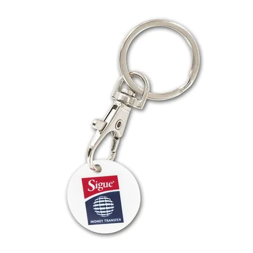 sleutelhanger met winkelmuntje