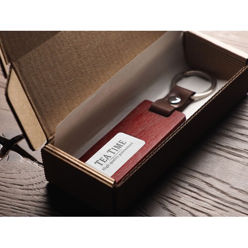 Wooden keyring