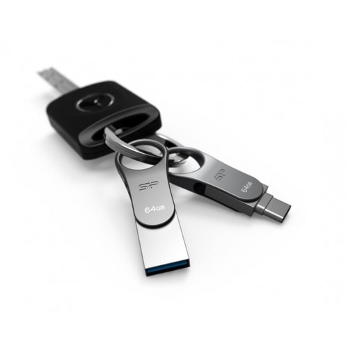 Pendrive Silicon Power for Type-C Mobile C80 3.2 OTG 64GB