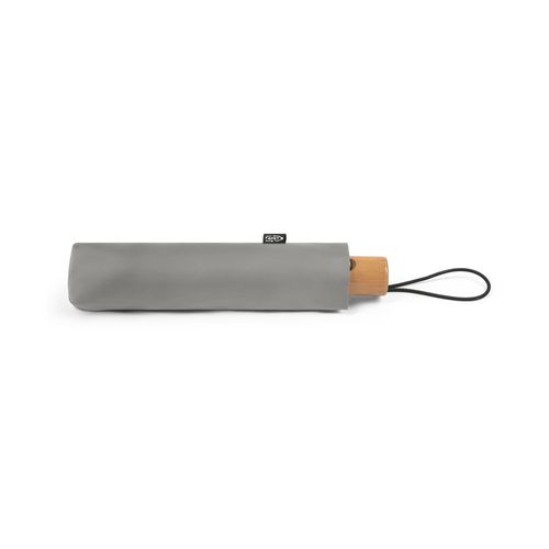 RIVER. Telescopic umbrella in 190T recycled polyester (100% rPET) pongee with automatic opening and closing RIVER. Telescopic umbrella in 190T recycled polyester (100% rPET) pongee with automatic opening and closing