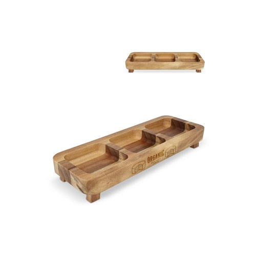 InSideOut Mini mesa de madera para meriendas, 35 cm InSideOut Mini mesa de madera para meriendas, 35 cm
