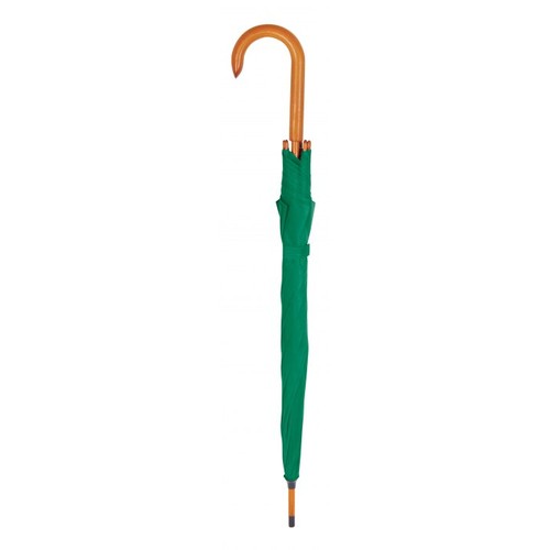 PARAPLUIE VERT MANCHE EN BOIS d=105 cm PARAPLUIE VERT MANCHE EN BOIS d=105 cm