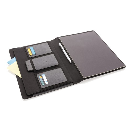 Gerecycled lederen portfolio A4 Gerecycled lederen portfolio A4