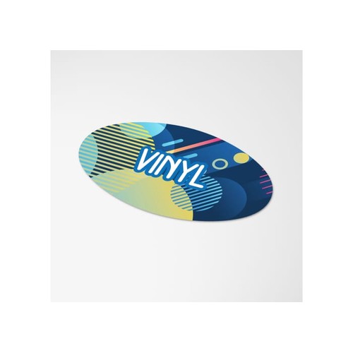 Vinyl Sticker Ovale 40x20mm Vinyl Sticker Ovale 40x20mm