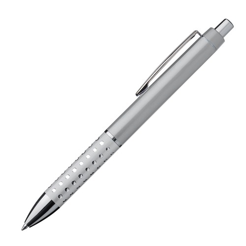 Plastic ball pen with sparkling dot grip zone Plastic ball pen with sparkling dot grip zone
