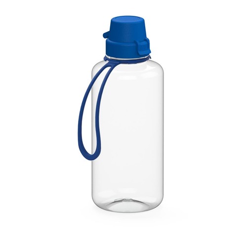 Gourde "School" transparente incl. attache, 1,0 l