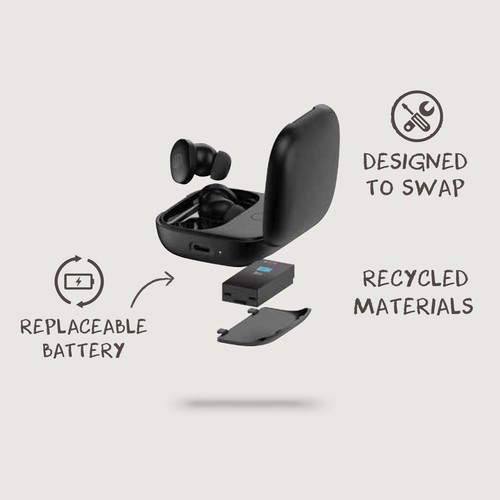 Écouteurs sans fil réparables en plastique RCS Lakewood Écouteurs sans fil réparables en plastique RCS Lakewood