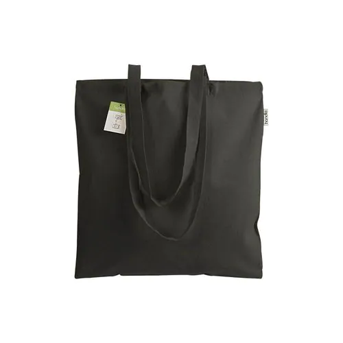 140 g/m2 organic cotton shopping bag, long handles 140 g/m2 organic cotton shopping bag, long handles