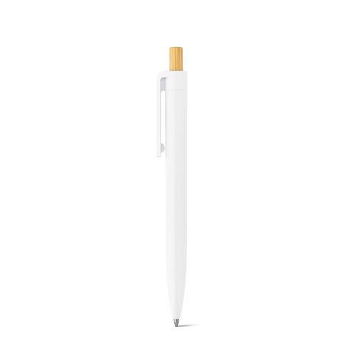 ZARA. Recycled ABS (100% rABS) ballpoint pen with bamboo button ZARA. Recycled ABS (100% rABS) ballpoint pen with bamboo button