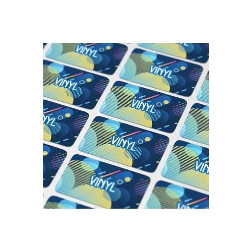 Vinyl Sticker Rectangle 100x30mm Vinyl Sticker Rectangle 100x30mm